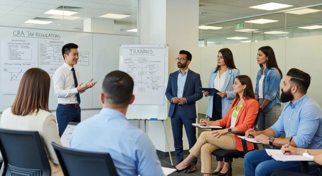 Staff training on Ontario, Canada tax regulations